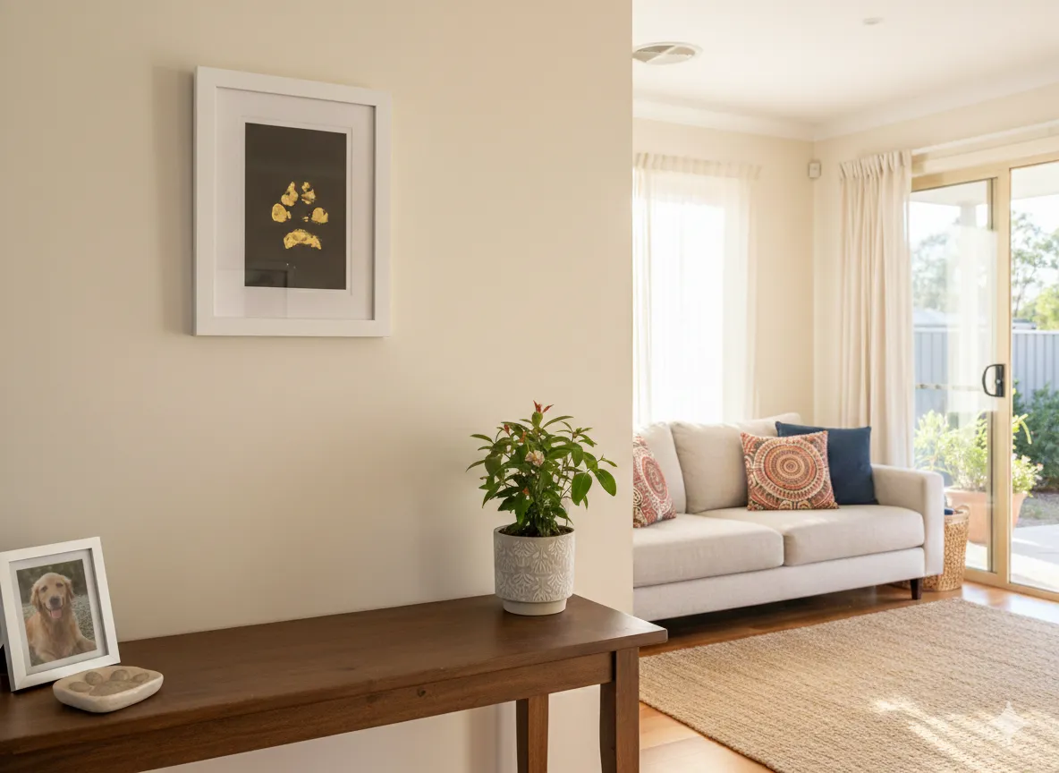 Framed Paw Print